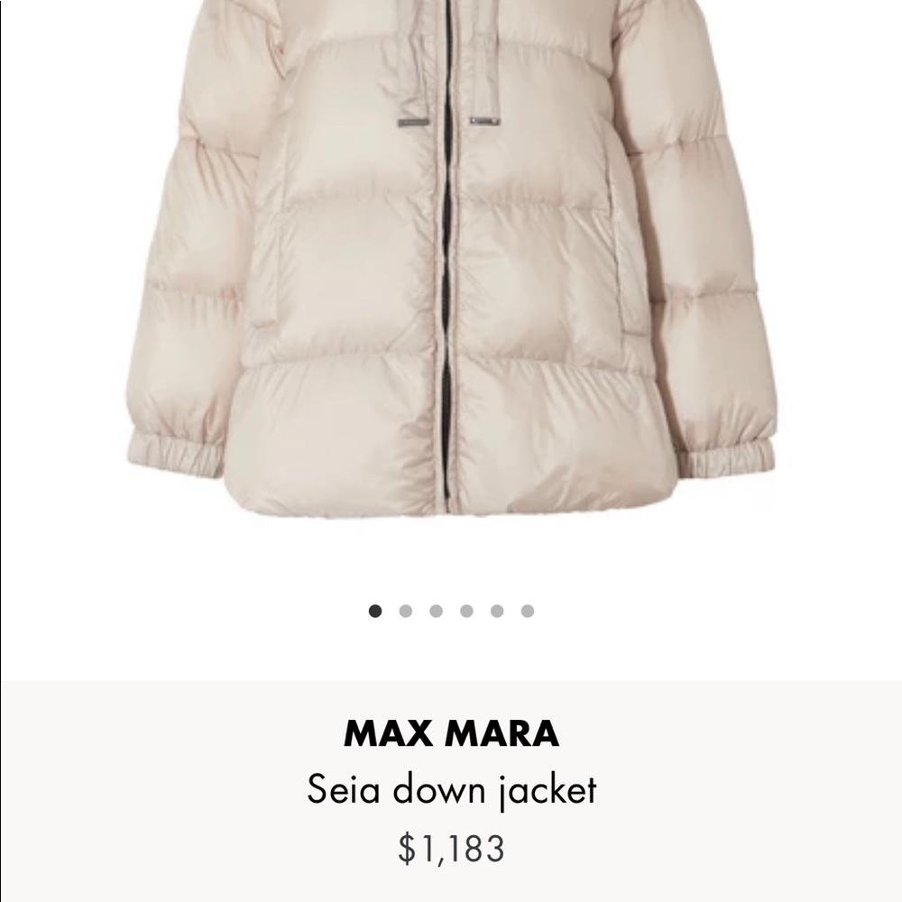 Maxmara the cube pink puffer Jacket - Picture 5 of 5